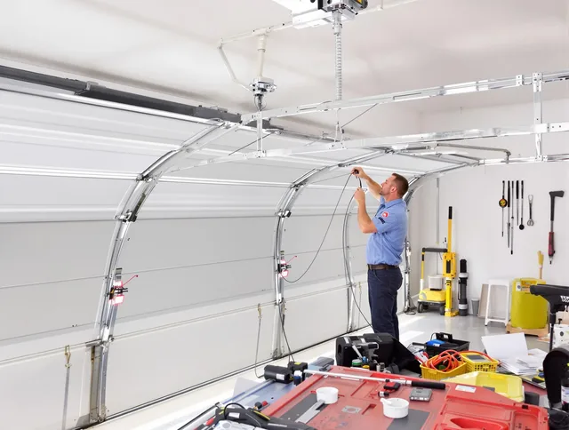 Garage door cable repair service by Mayfield Heights Garage Door Repair in Mayfield Heights