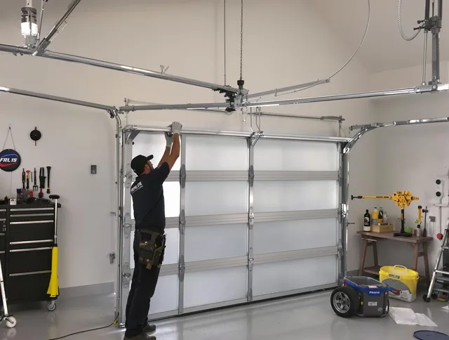 Mayfield Heights Garage Door Repair certified team performing precision garage door installation in Mayfield Heights