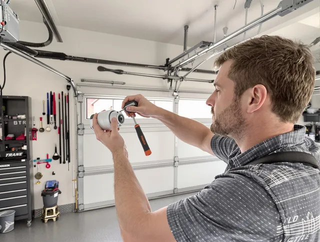 Garage door opener repair service by Mayfield Heights Garage Door Repair in Mayfield Heights